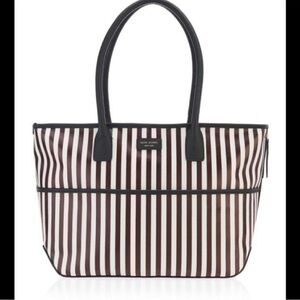 Henri Bendel Striped Pet Carrier Tote